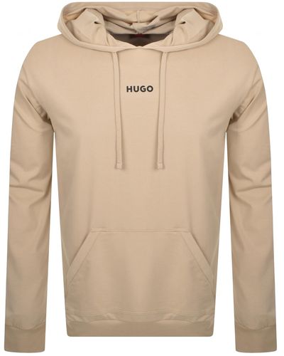 HUGO Linked Hoodie - Natural