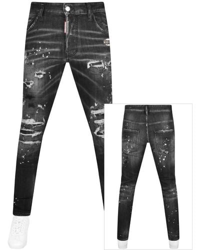 DSquared² Skater Slim Fit Jeans - Black