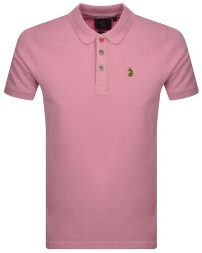 Luke 1977 New Mead Polo T Shirt - Pink