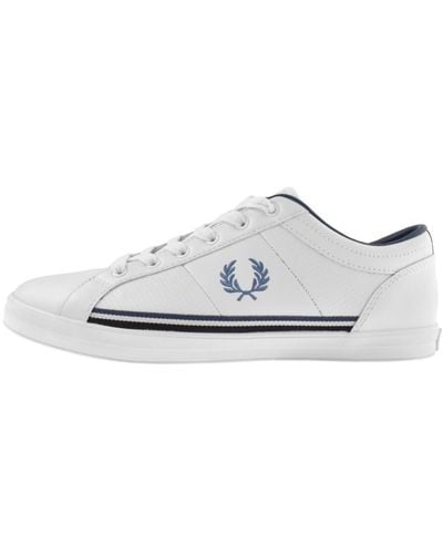 Fred Perry Baseline Leather Sneakers - White