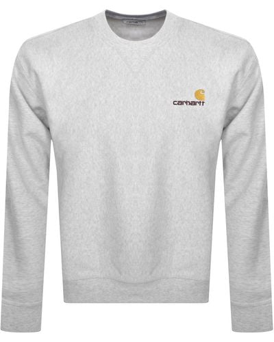 Carhartt Script Logo Sweatshirt - Grey