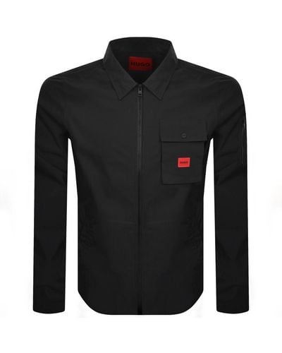 HUGO Emmond Overshirt Jacket - Black
