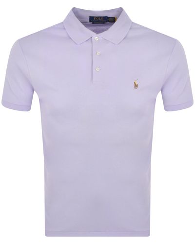 Ralph Lauren Custom Slim Fit Polo T Shirt - Purple