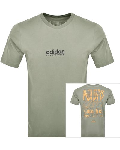 adidas Originals Adidas Sportswear Summer Of Tiro T Shirt - Green