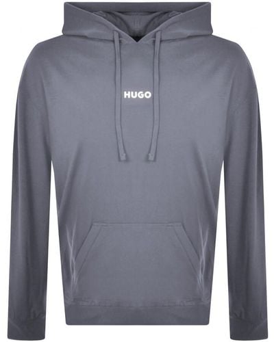 HUGO Linked Hoodie - Blue