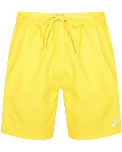Nike Club Flow Swim Shorts - Yellow