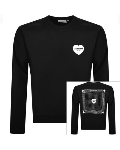 Carhartt Heart Bandana Sweatshirt - Black