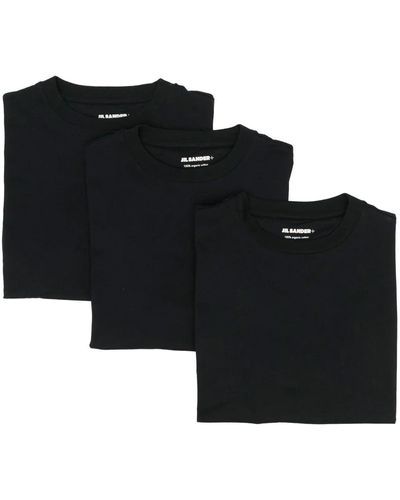 Jil Sander T-shirt 3 Pack Black