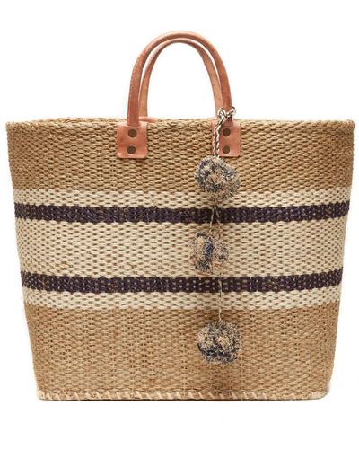 Striped Canvas Bag - Sol Mar Restaurant & Marisqueira