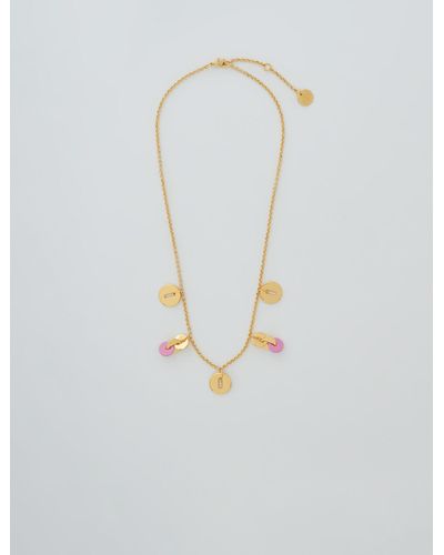 Maje Pendant Chain Necklace - Natural