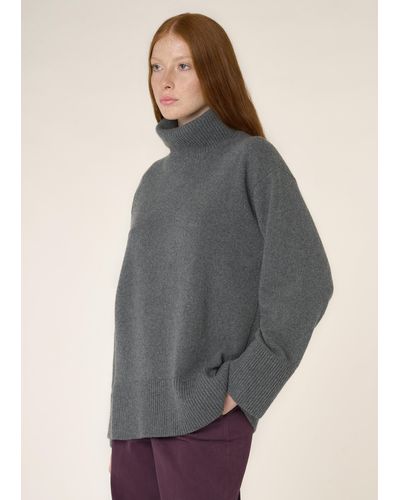 Malo Turtleneck Sweater - Gray