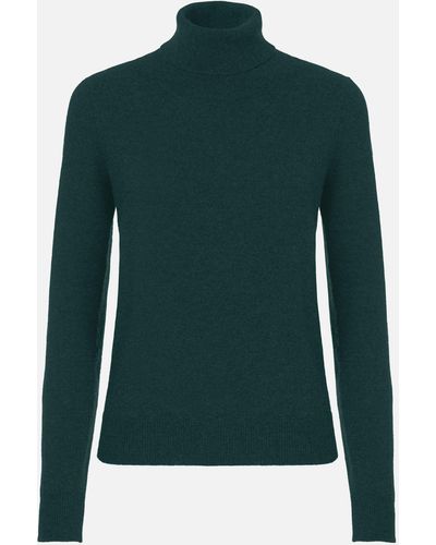 Malo Cashmere Turtleneck Sweater - Green