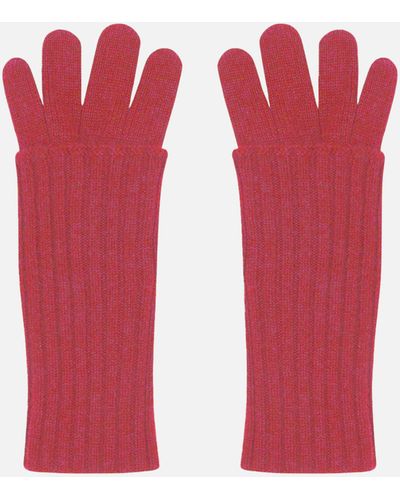 Malo Cashmere Gloves - Red