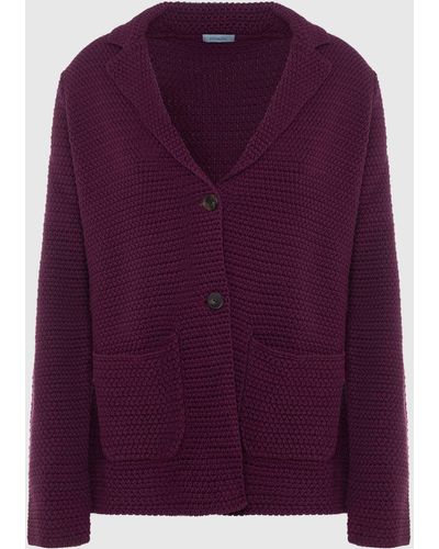 Malo Cotton Jacket - Purple