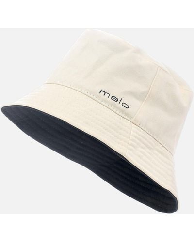 Malo Cotton Fisherman'Hat - White