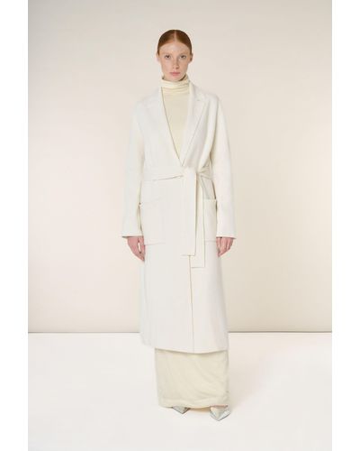 Malo Cashmere And Wool Coat - Natural