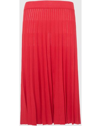 Malo Cotton Skirt - Red