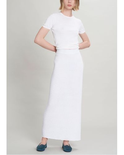 Malo Cotton Skirt - White