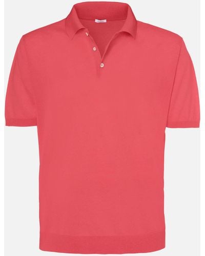 Malo Makò Cotton Polo Shirt - Pink
