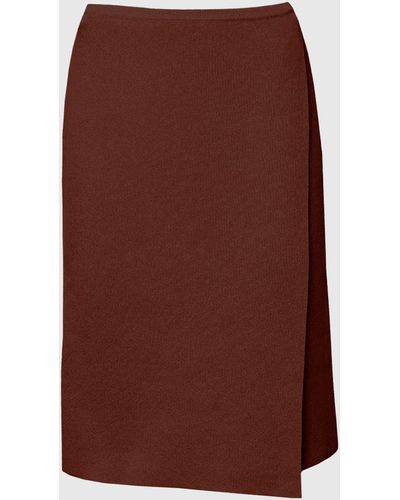 Malo Cashmere Skirt - Brown