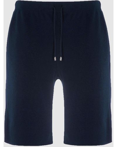 Malo Cotton Bermuda Shorts - Blue