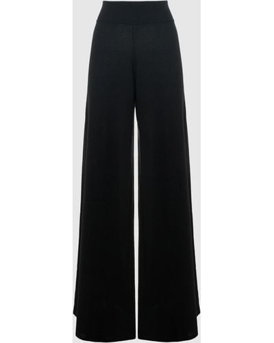 Malo Cashmere And Silk Pants - Black