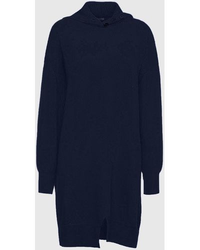 Malo Cashmere Dress - Blue