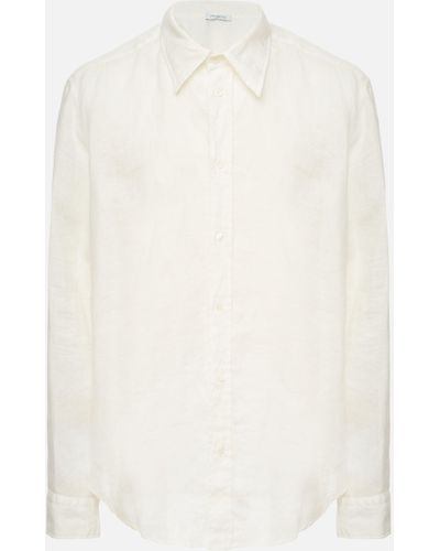 Malo Linen Shirt - White