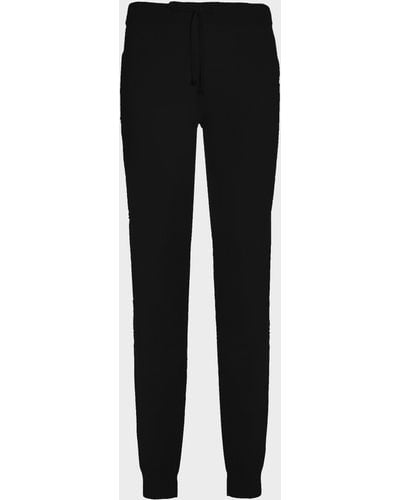 Malo Cashmere Pants - Black