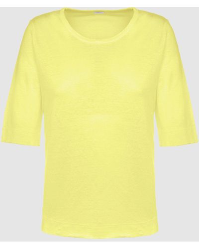 Malo Stretch Cotton T-Shirt - Yellow