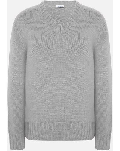 Malo V-Neck Sweater - Gray