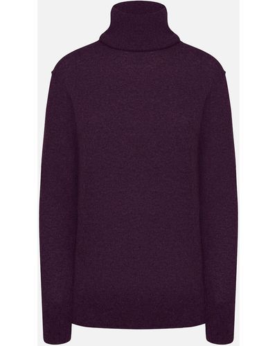 Malo Turtleneck Sweater - Purple