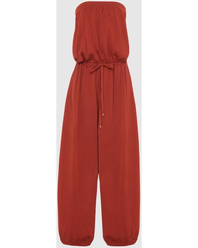 Malo Cotton Tracksuit - Red