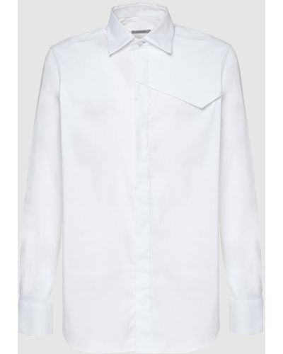 Malo Blended Cotton Shirt - White