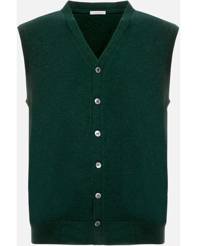 Malo Cashmere Waistcoat - Green