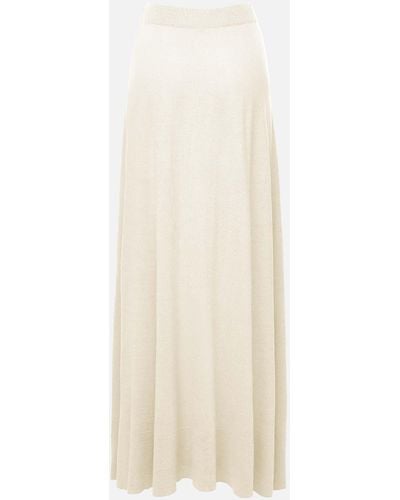 Malo Long Skirt - White
