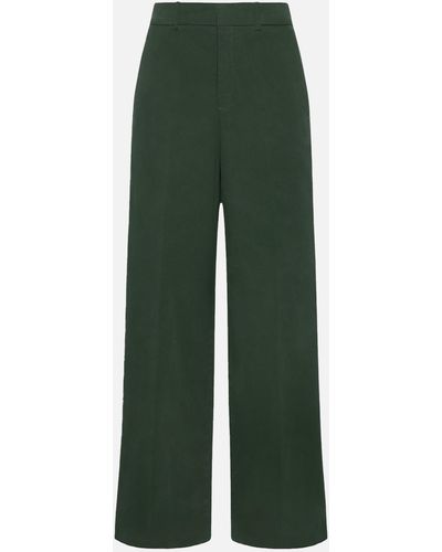 Malo Stretch Cotton Pants - Green