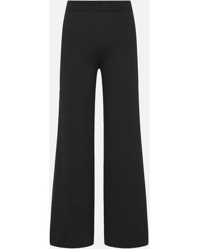 Malo fine-knit culottes - White