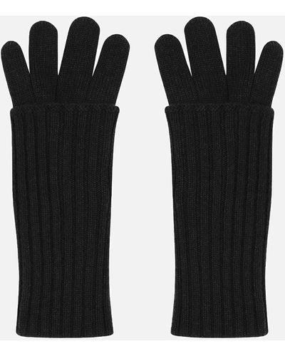 Malo Cashmere Gloves - Black