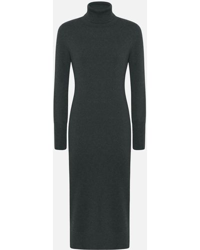 Malo Cashmere Dress - Black