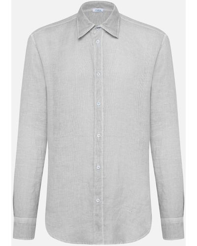 Malo Linen Shirt - White
