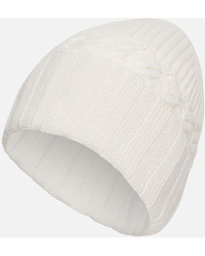 Malo Cashmere Hat - White