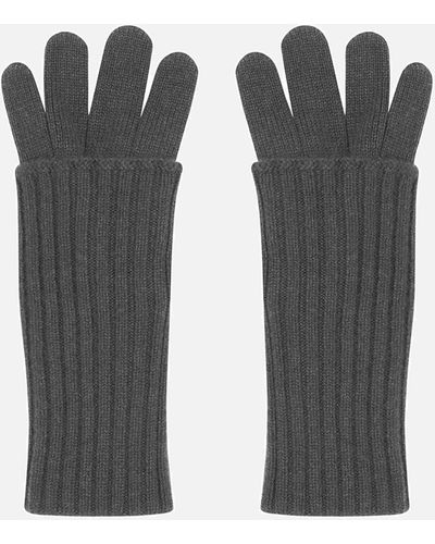 Malo Cashmere Gloves - Black