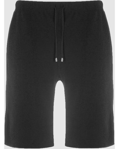 Malo Cotton Bermuda Shorts - Black