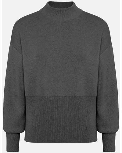 Malo Cashmere Turtleneck Sweater - Gray