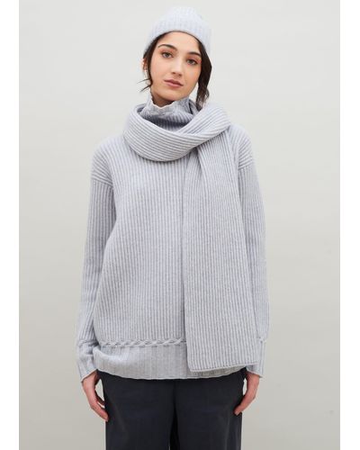 Malo Cashmere Turtleneck Sweater - Gray