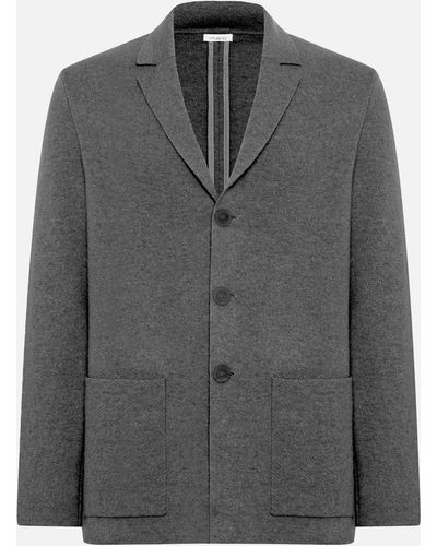 Malo Virgin Wool And Cashmere Jacket - Gray