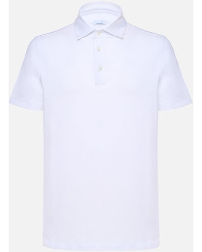 Malo Stretch Cotton Polo Shirt - White