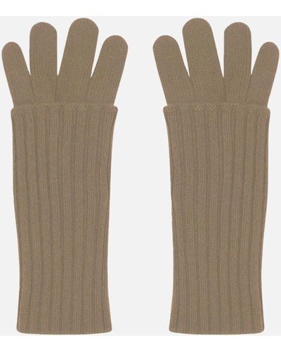 Malo Cashmere Gloves - White