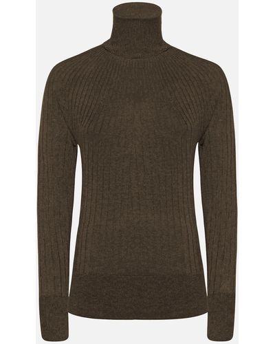 Malo Turtleneck Sweater - Brown